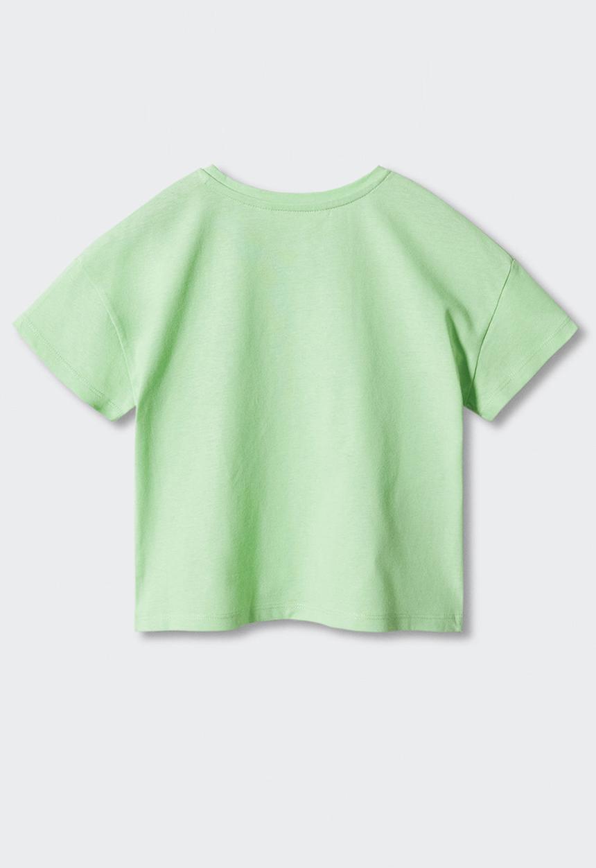 MANGO - T-shirt frida - green