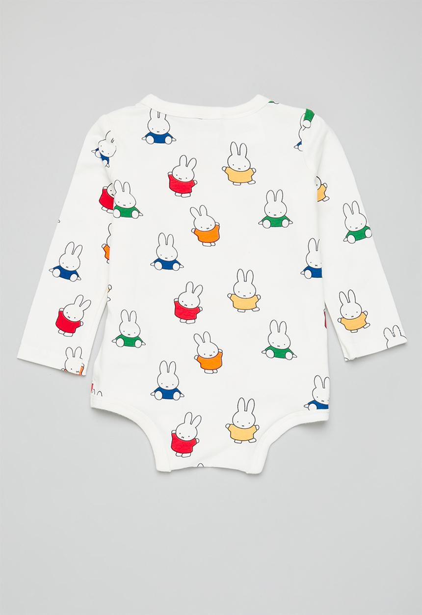 Cotton On - 2 pack bubbysuit - lcn mif vanilla miffy stretching/mono miffy