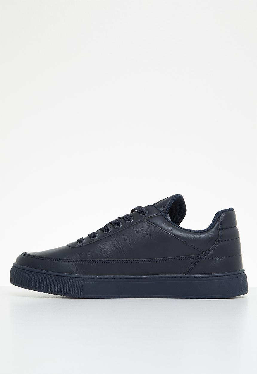 POLO - Crest pu sneaker - navy