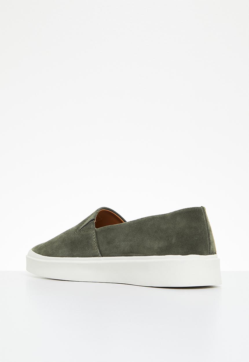 POLO - Basic suede slip on - olive