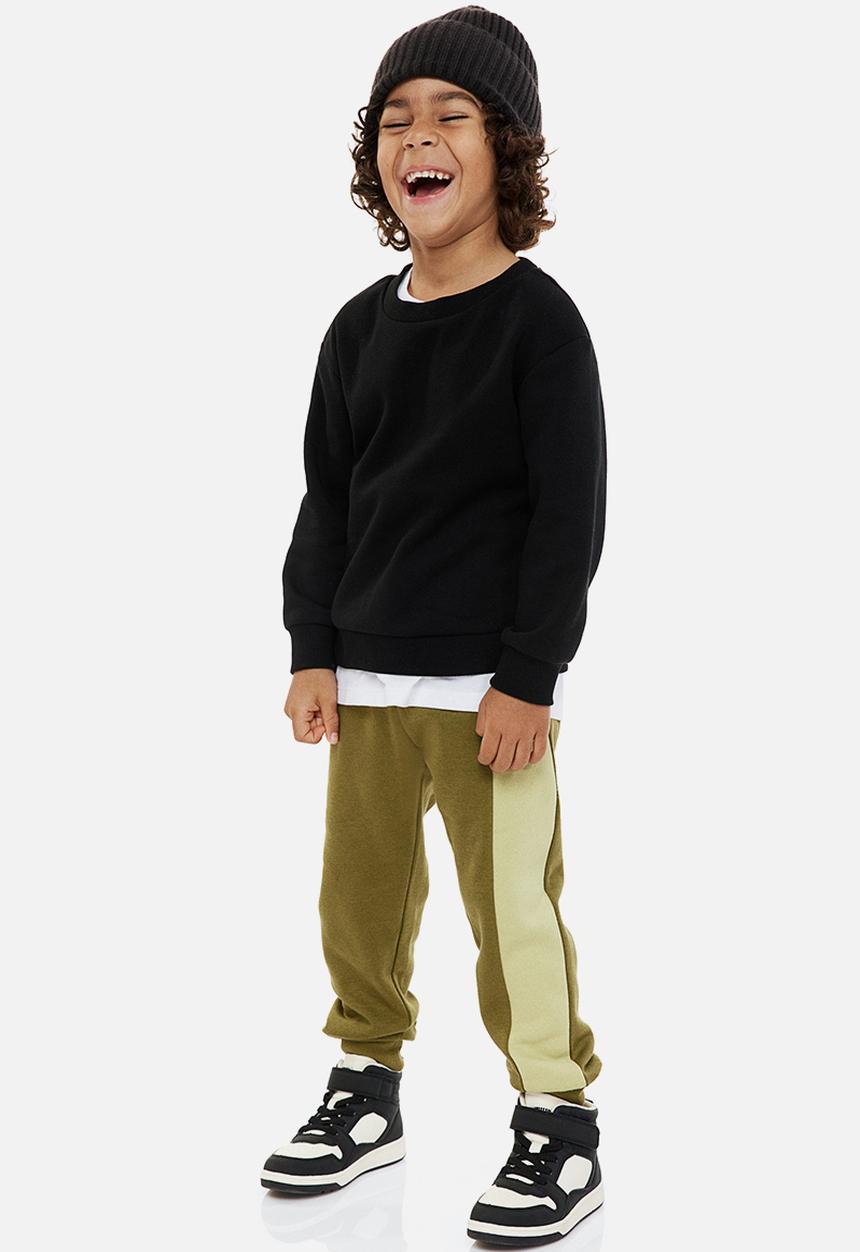 H&M - Printed joggers - olive green