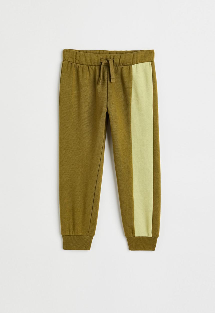 H&M - Printed joggers - olive green