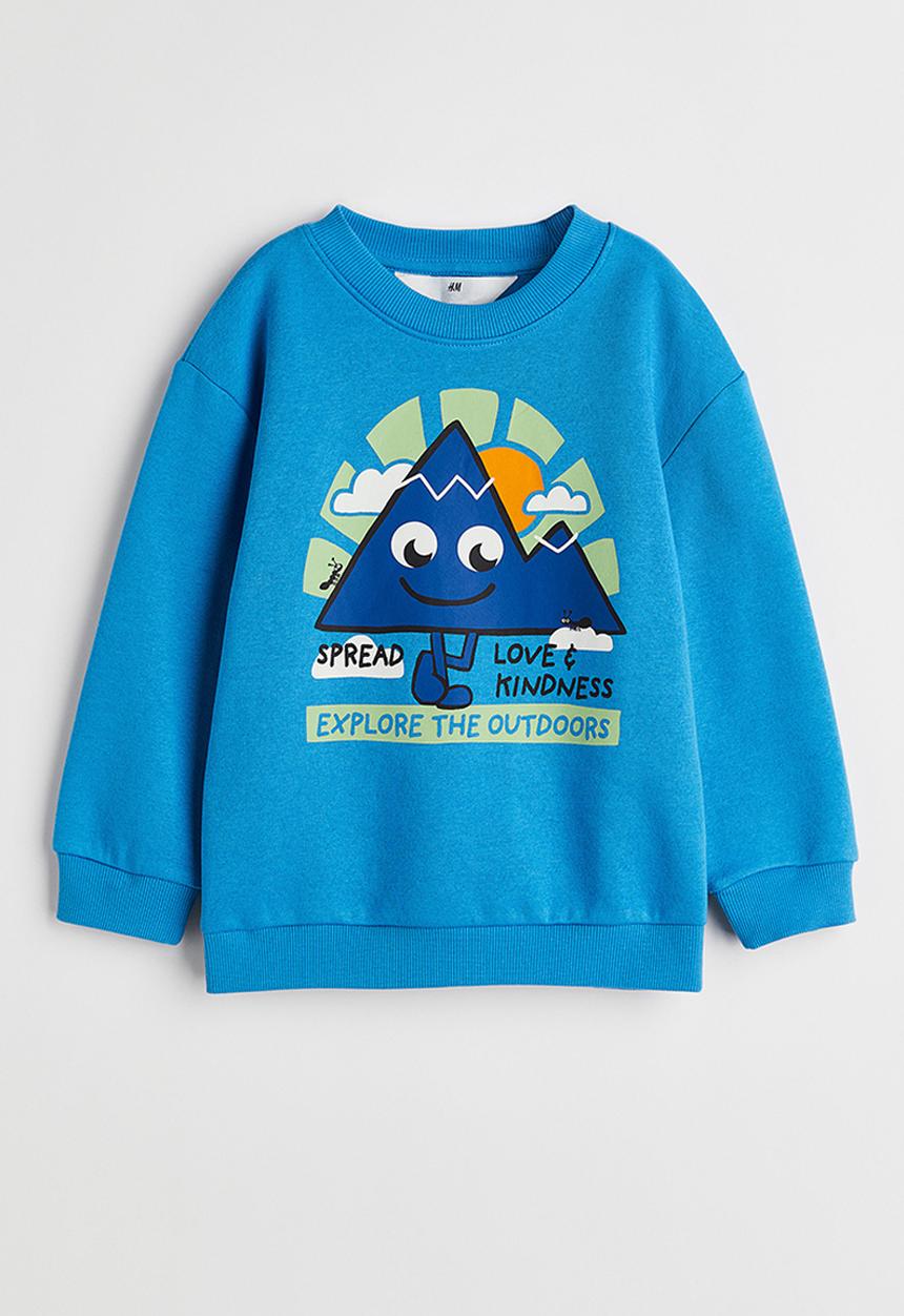H&M - Sweatshirt - blue/mountain
