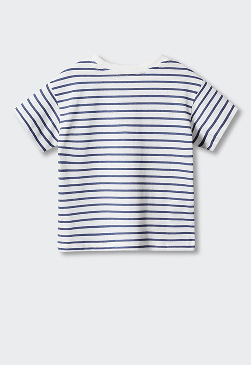 MANGO - T-shirt pocket - natural