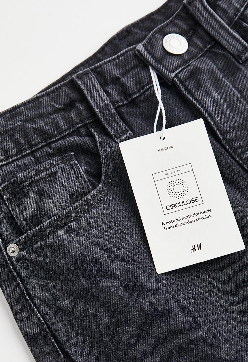 H&M - Flared leg high jeans - black/block-coloured
