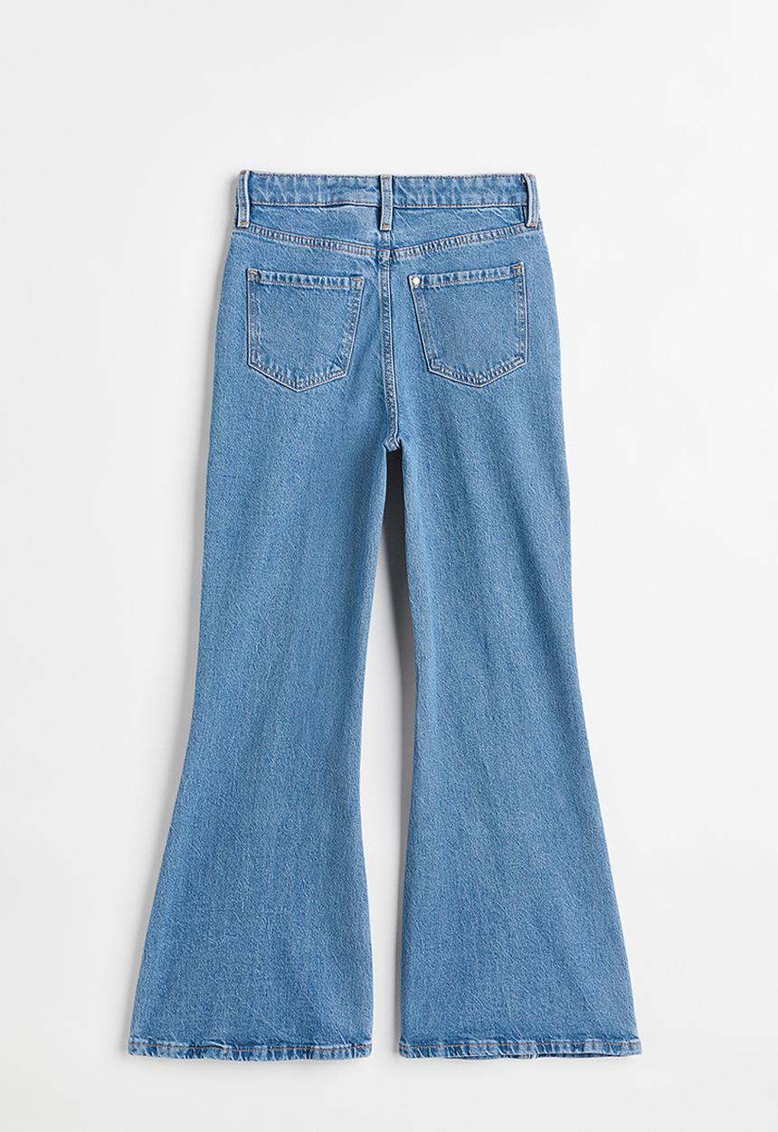H&M - Flared leg high jeans - denim blue