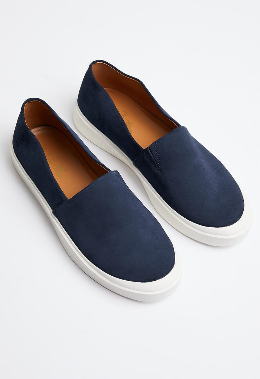 POLO - Basic suede slip on - navy