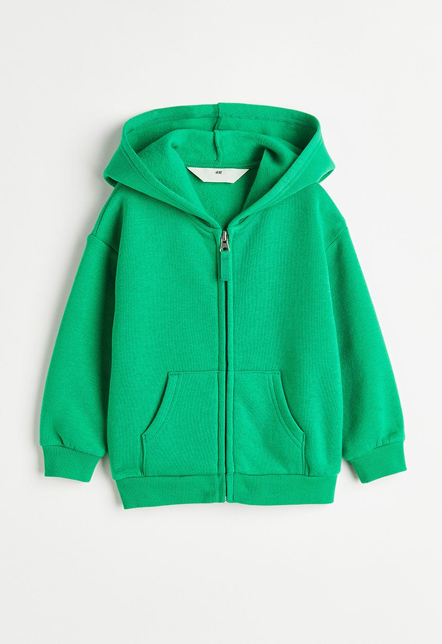 H&M - Zip-through hoodie - green