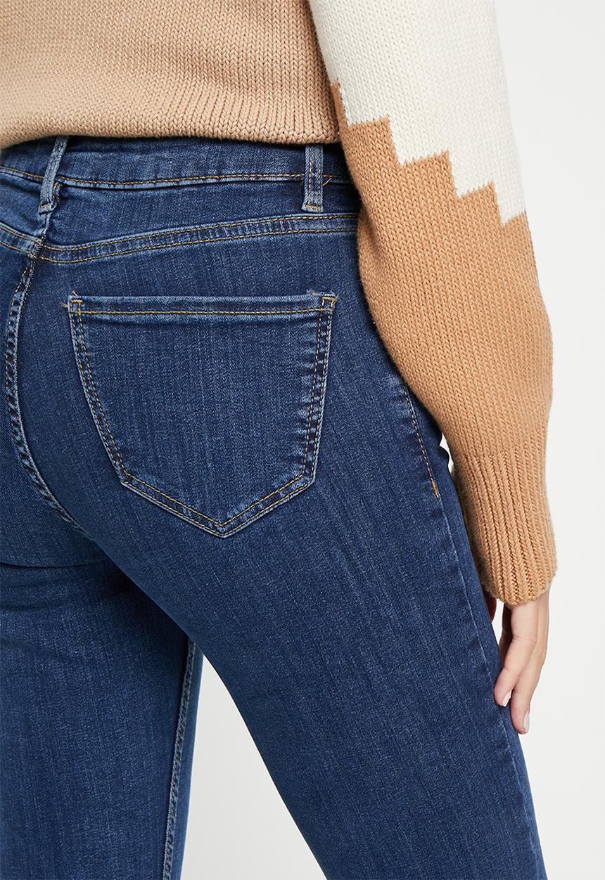 MANGO - Jean flare - dark blue 