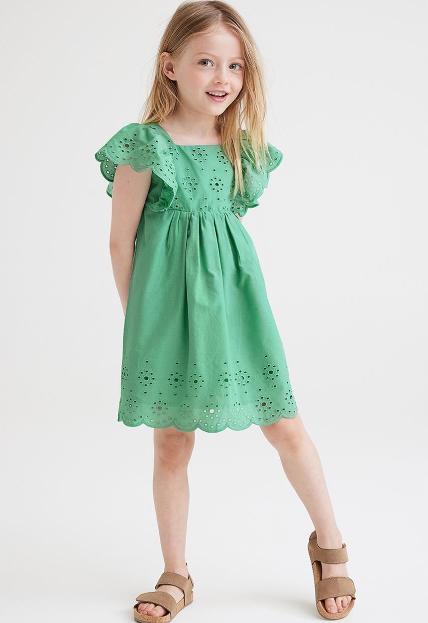 H&M - Cotton dress - green