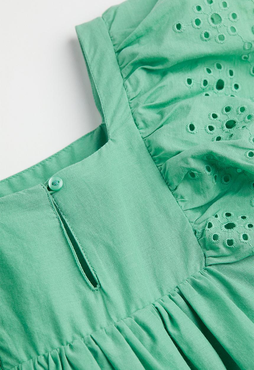 H&M - Cotton dress - green