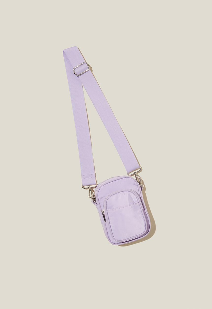 Rubi - Nellie camera cross body bag - light lilac