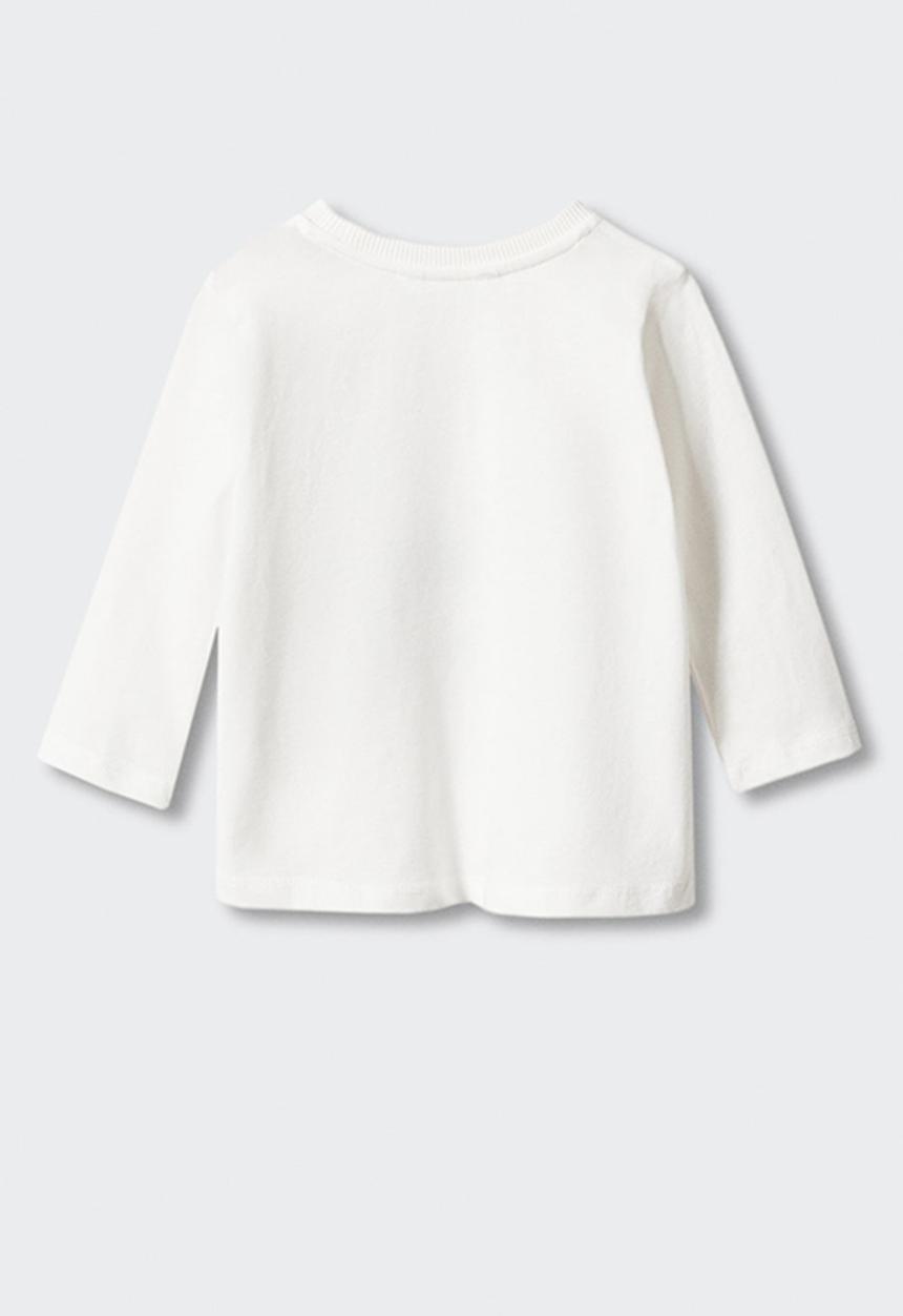 MANGO - T-shirt reno - natural