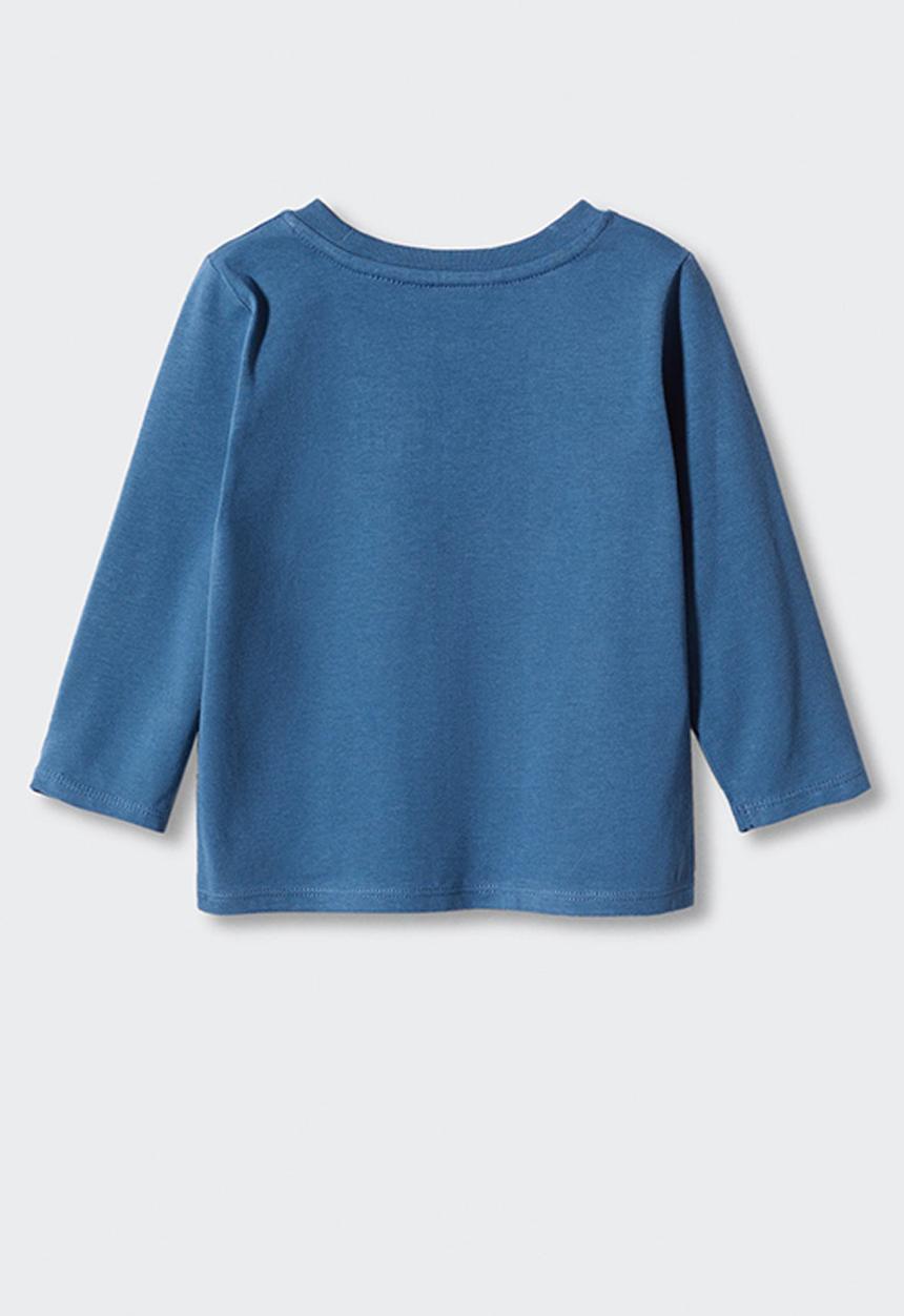 MANGO - T-shirt ski - blue