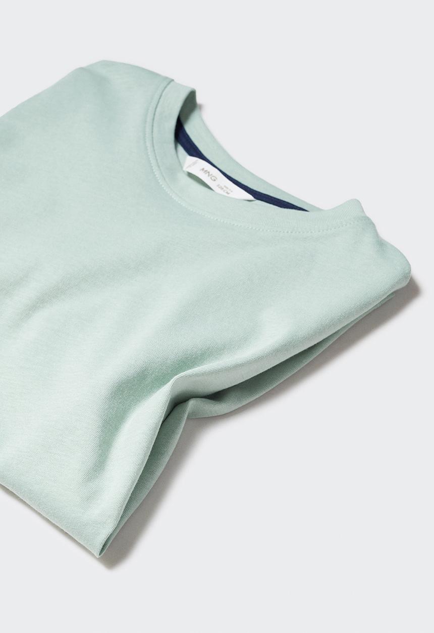 MANGO - T-shirt basic4 - green