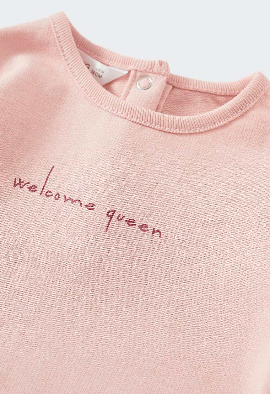 MANGO - Sweatshirt queen - pink