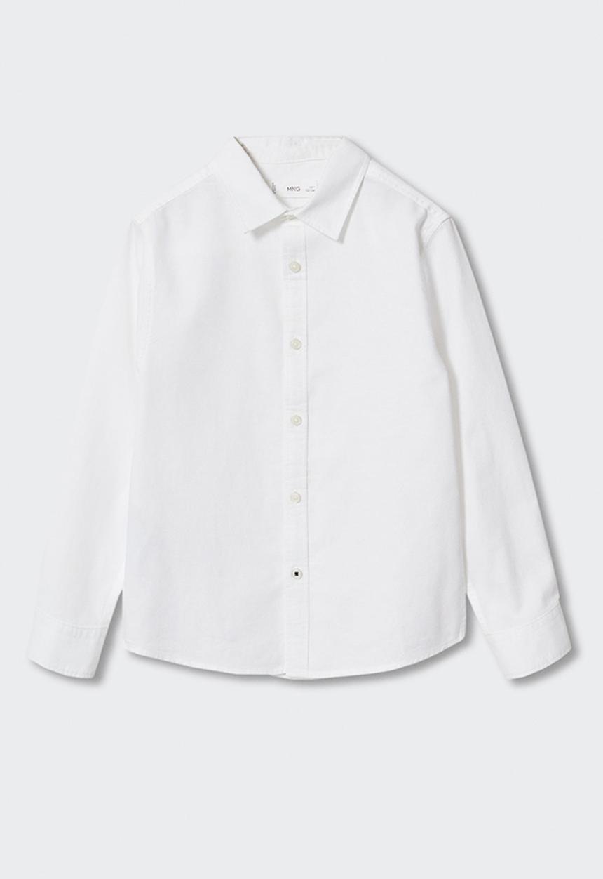 MANGO - Shirt oxford - white