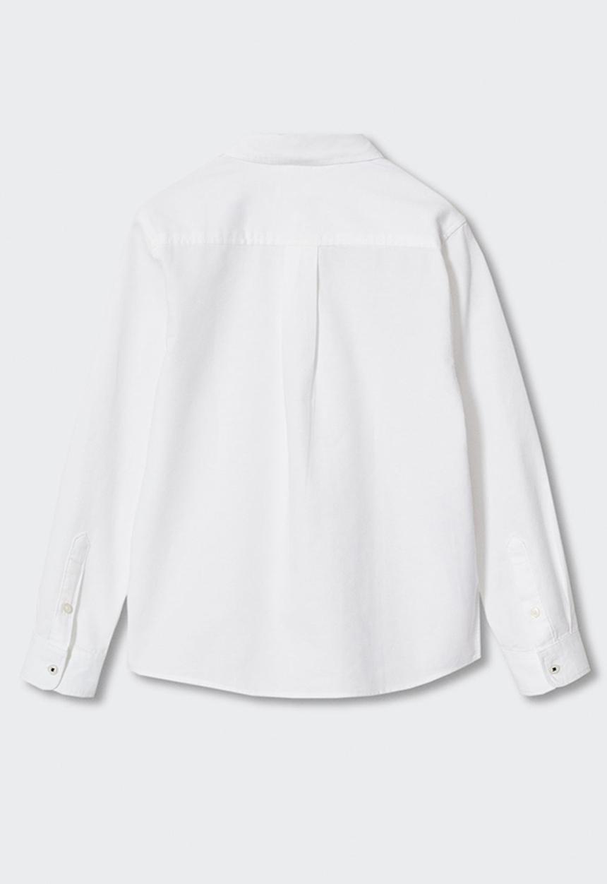 MANGO - Shirt oxford - white
