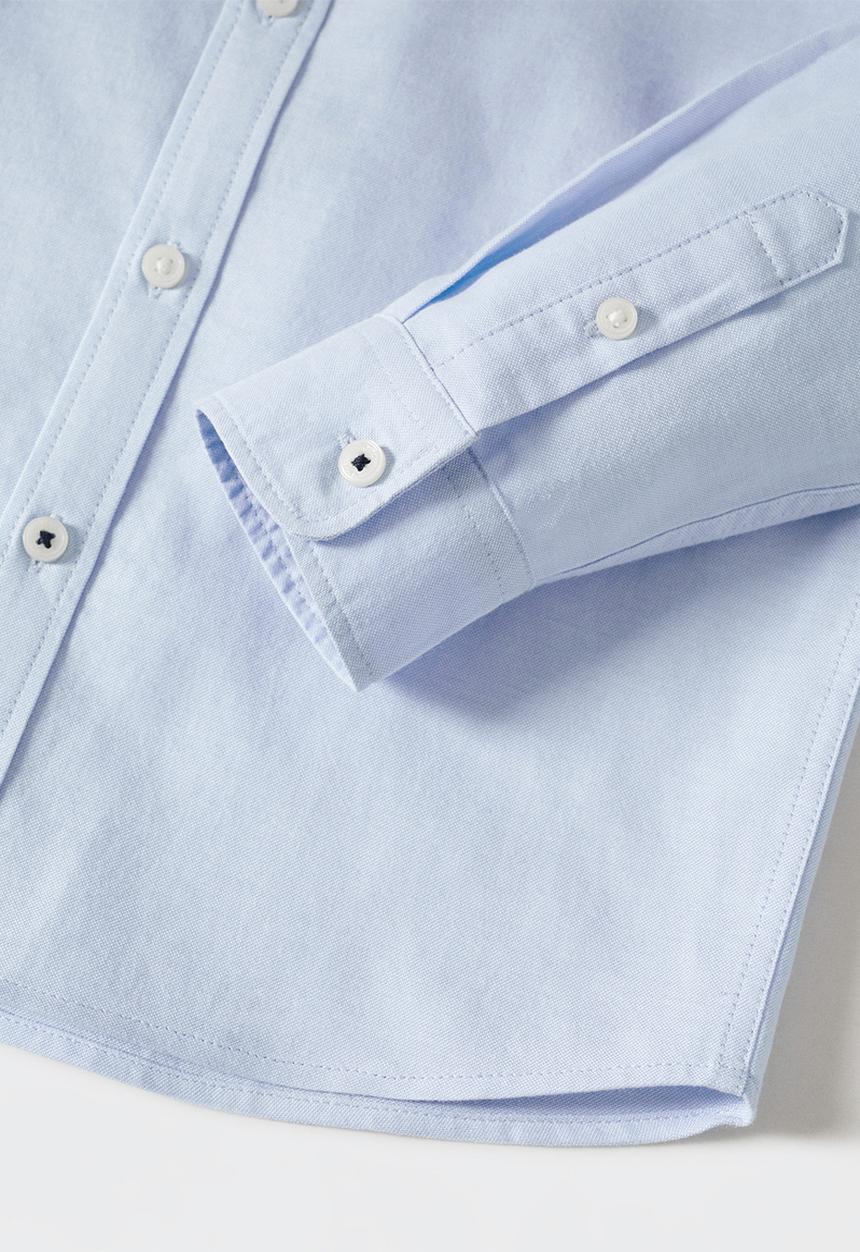 MANGO - Shirt oxford - blue