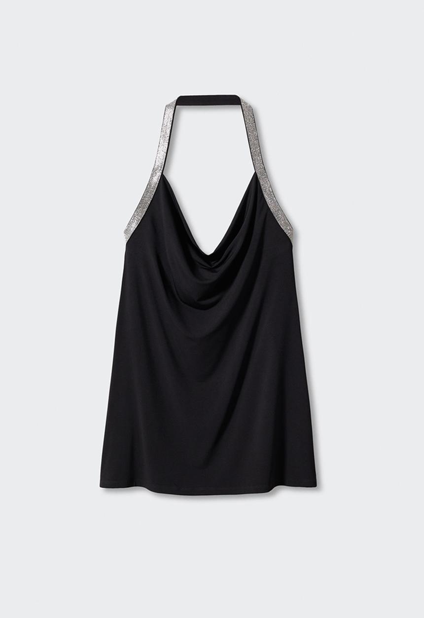 MANGO - Dress lux - black