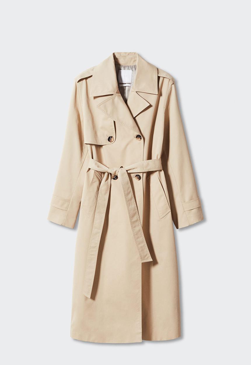 MANGO - Trench coat angela - light beige