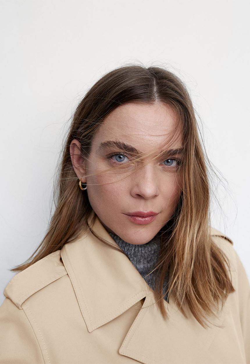 MANGO - Trench coat angela - light beige