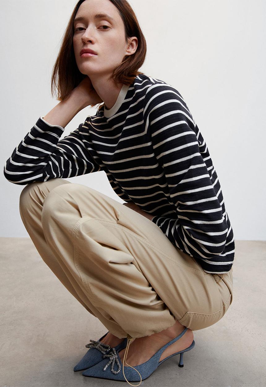 MANGO - Sweatshirt rayana - navy