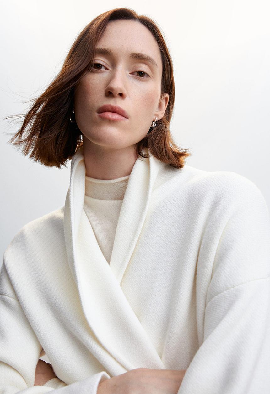 MANGO - Coat ringo - light beige