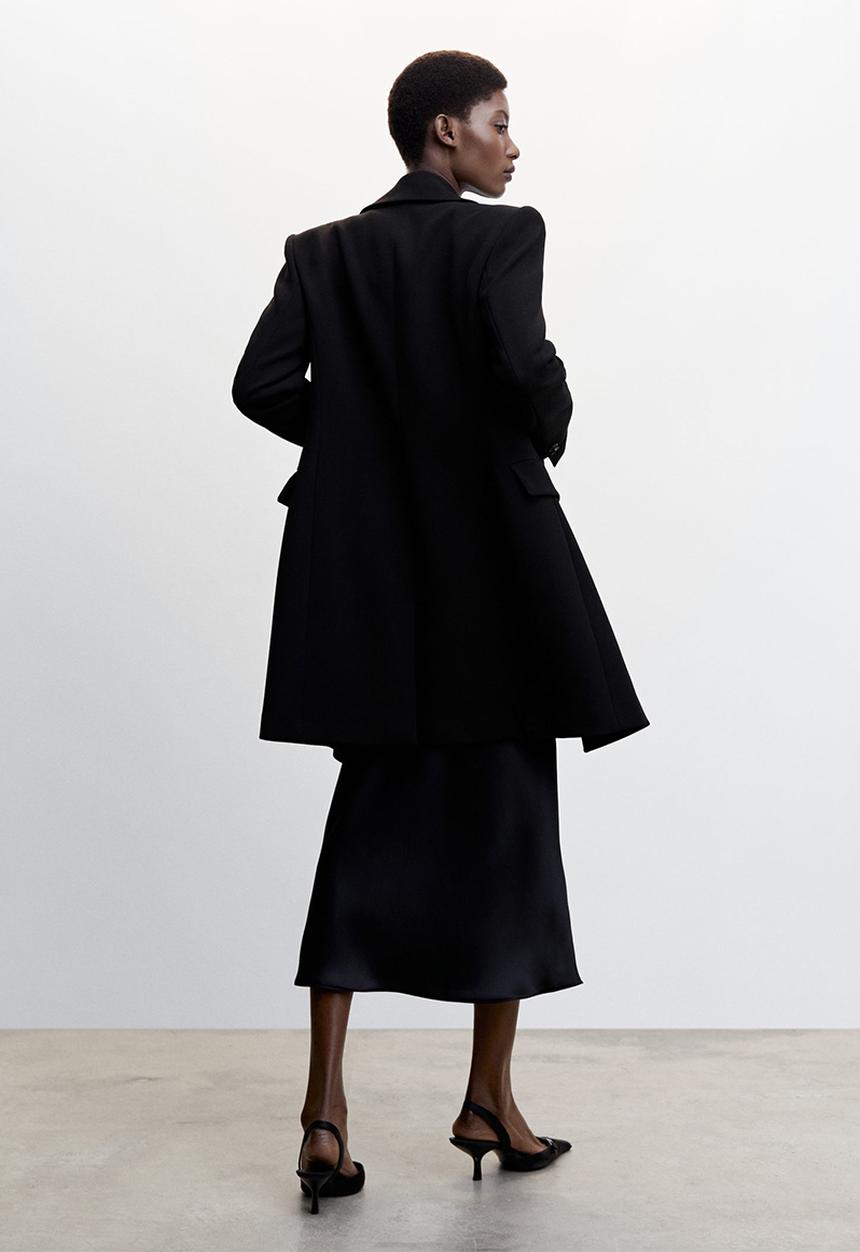 MANGO - Coat sugus - black