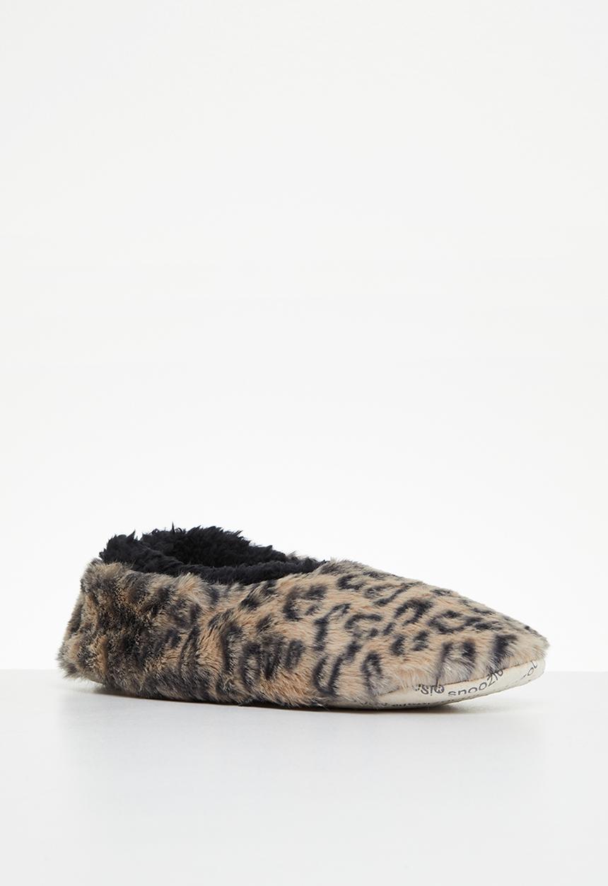 snoozies!® - Wild side 2 slipper - brown