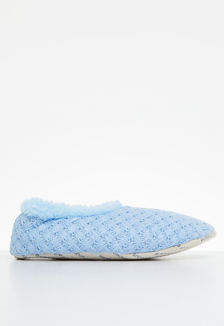 snoozies!® - Keep me in stitches slipper - blue