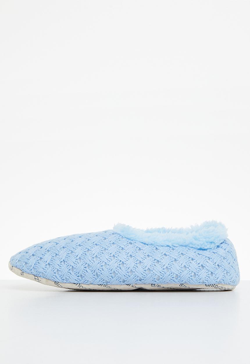 snoozies!® - Keep me in stitches slipper - blue