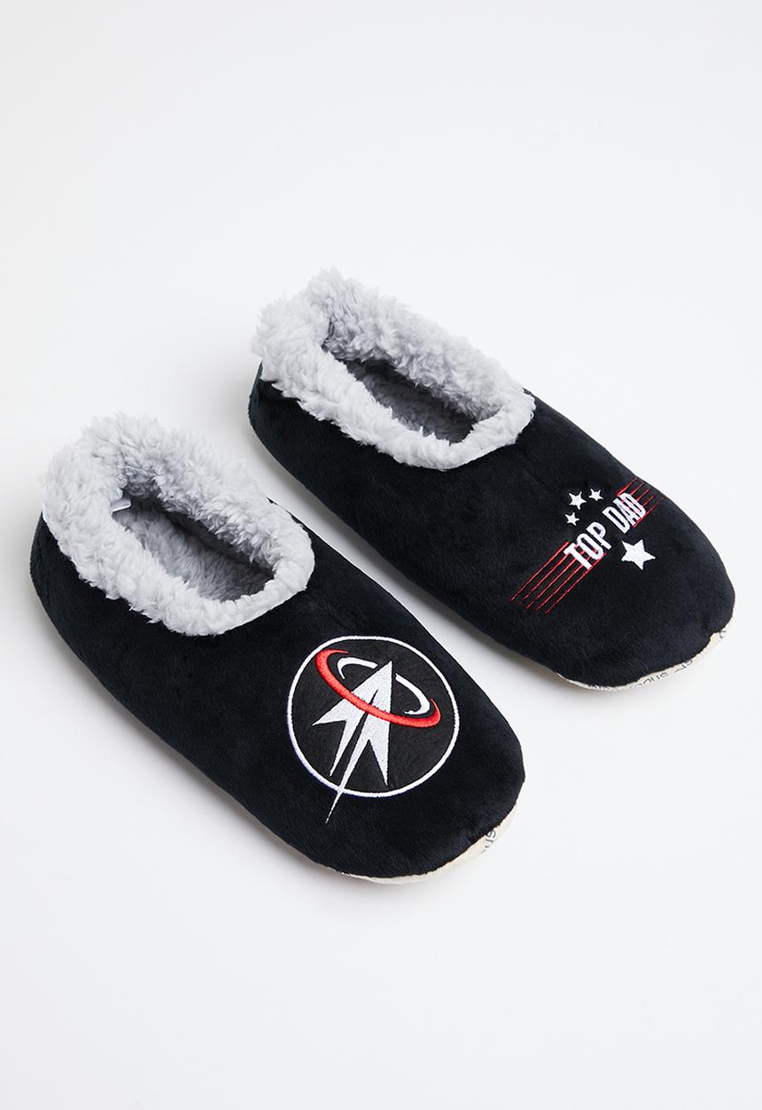 snoozies!® - Top dad slipper - black