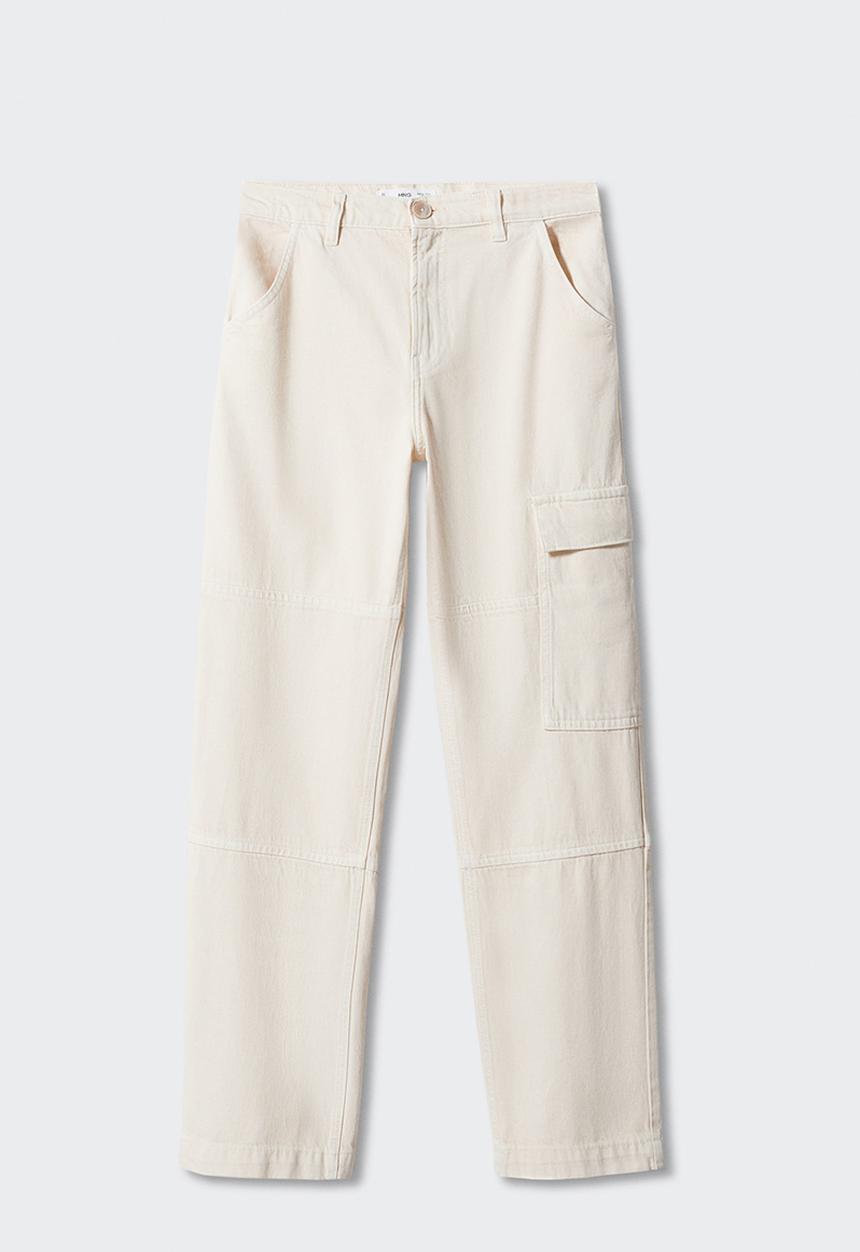 MANGO - Jeans lily - biege