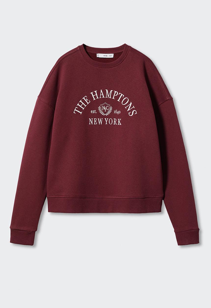 MANGO - Sweatshirt klara - burgundy