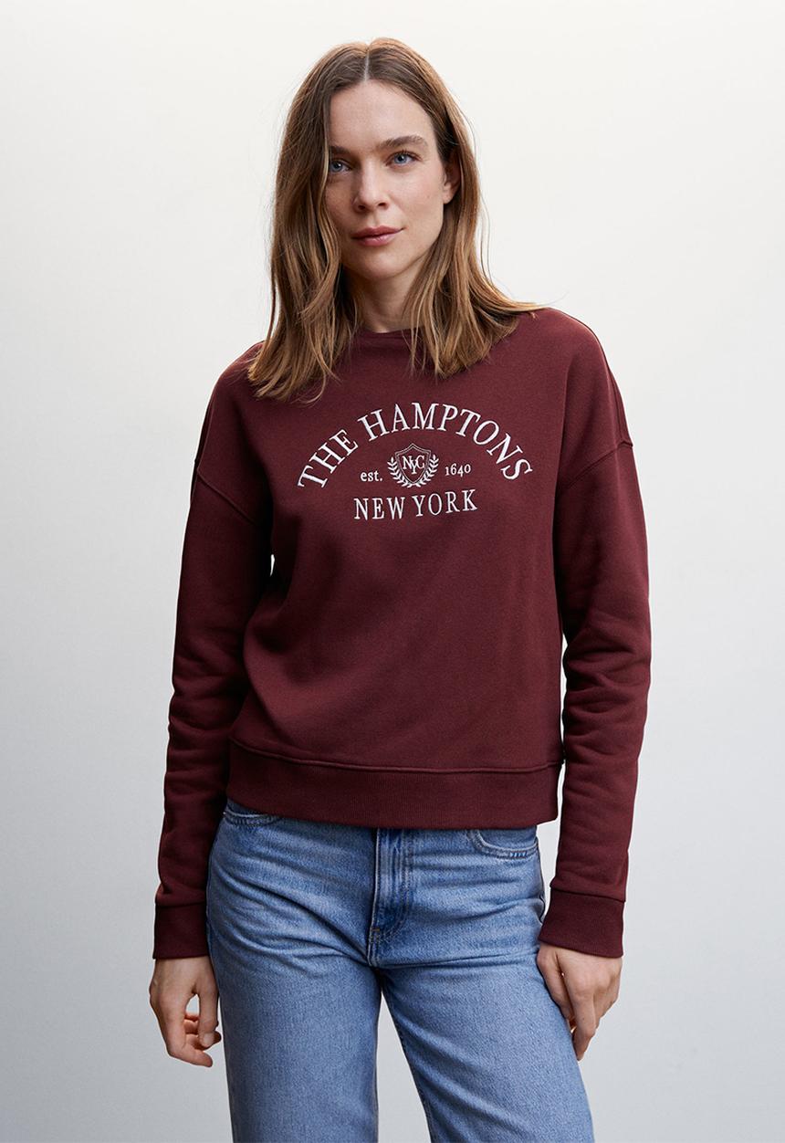 MANGO - Sweatshirt klara - burgundy