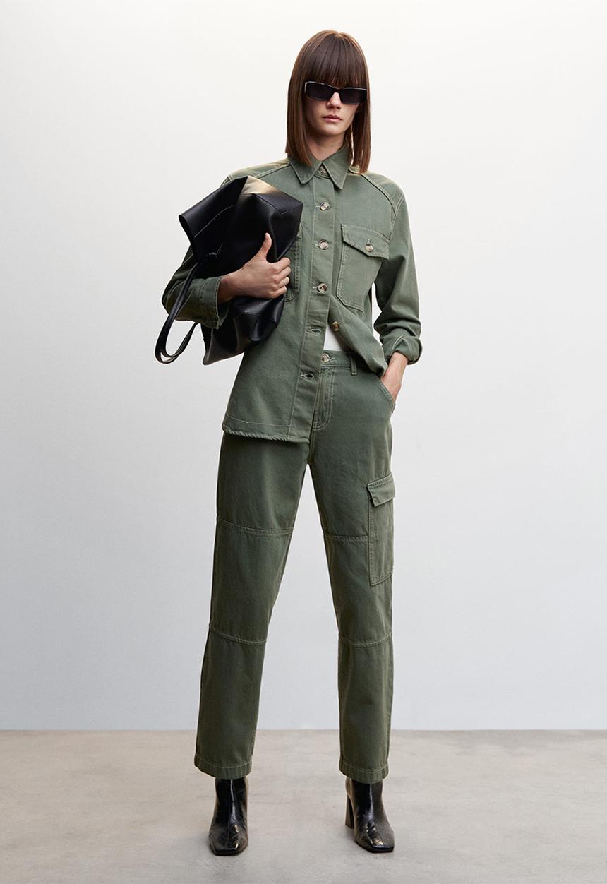 MANGO - Jeans lily - beige/khaki