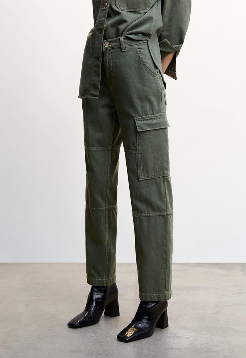 MANGO - Jeans lily - beige/khaki