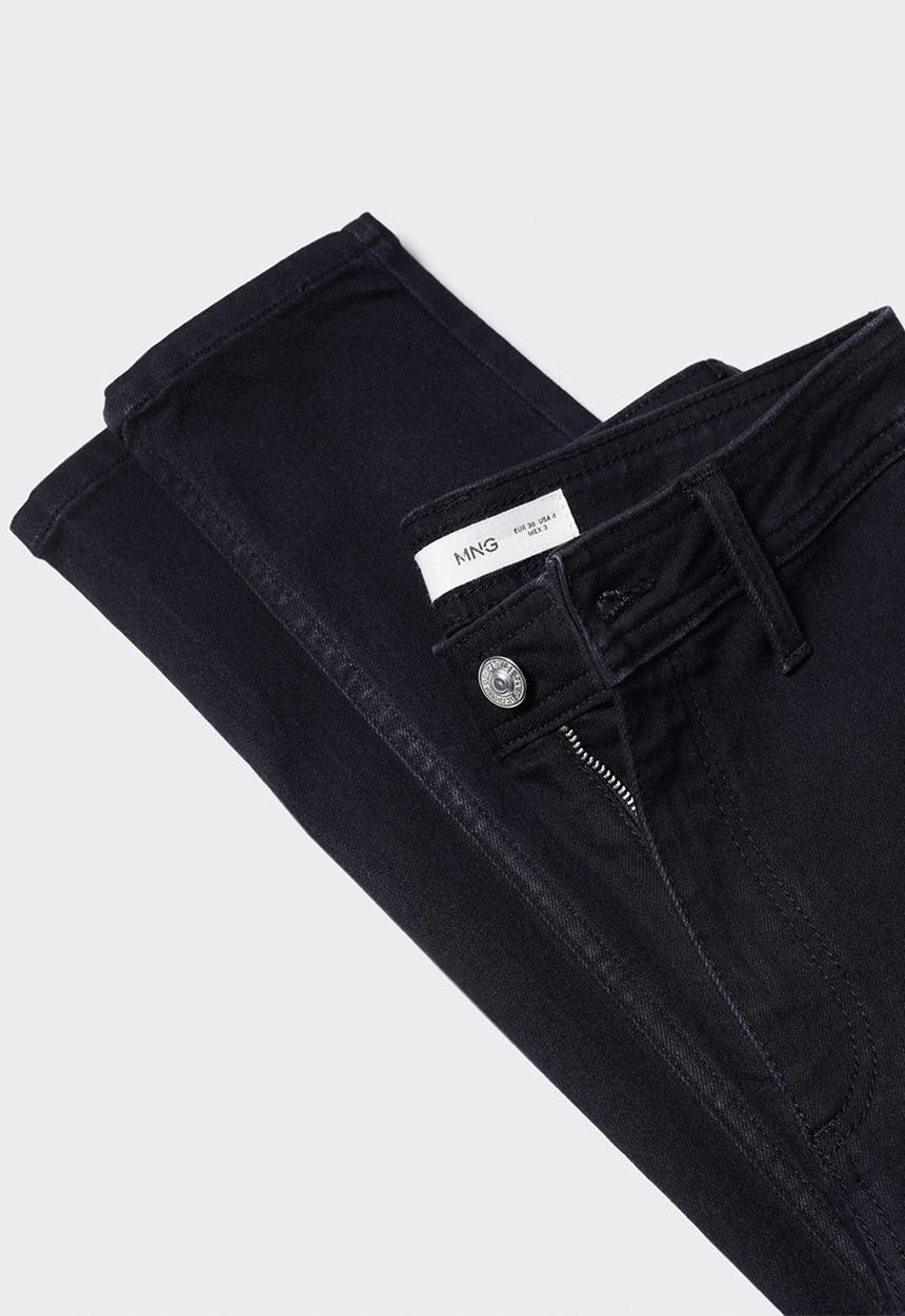 MANGO - Jeans jegging - black denim