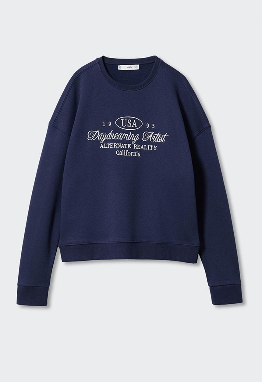 MANGO - Sweatshirt basilea - navy
