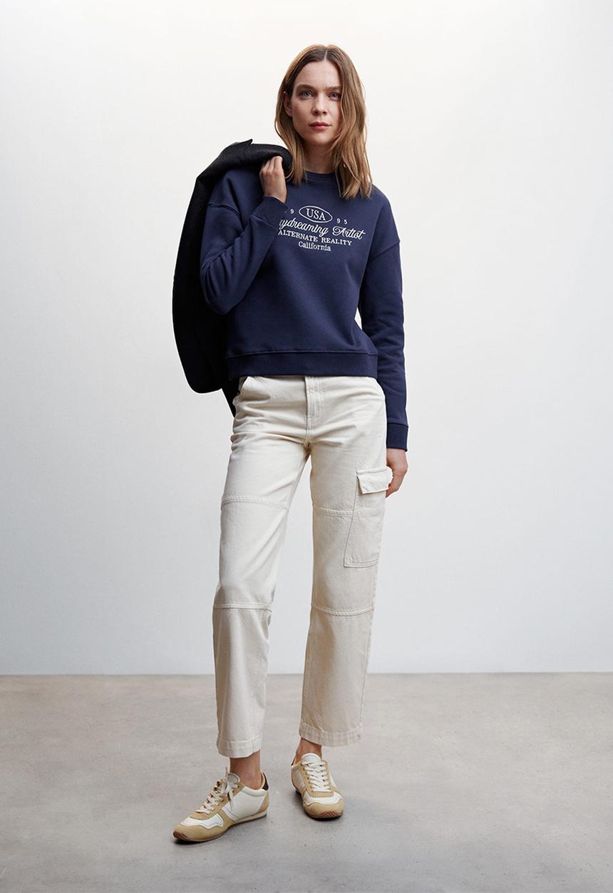 MANGO - Sweatshirt basilea - navy