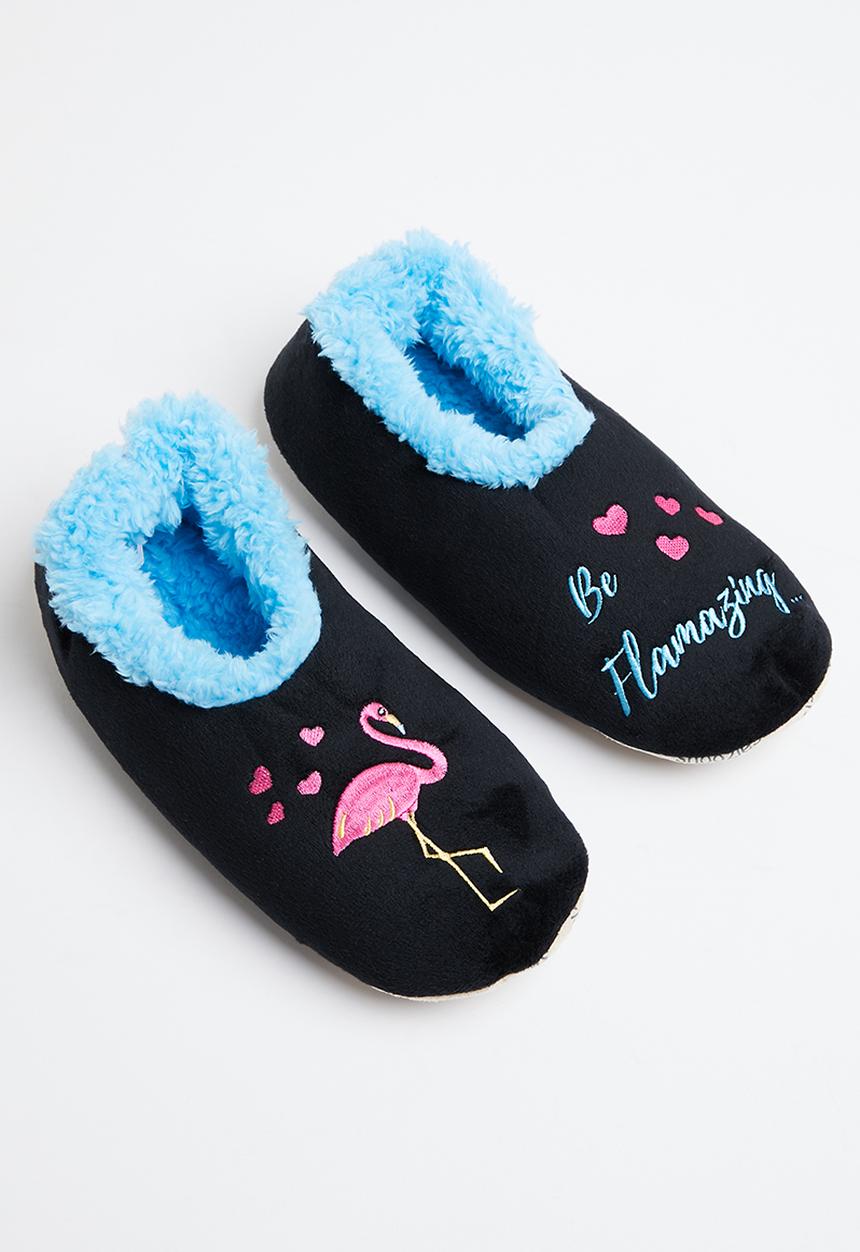 snoozies!® - Be flamazing slipper - black