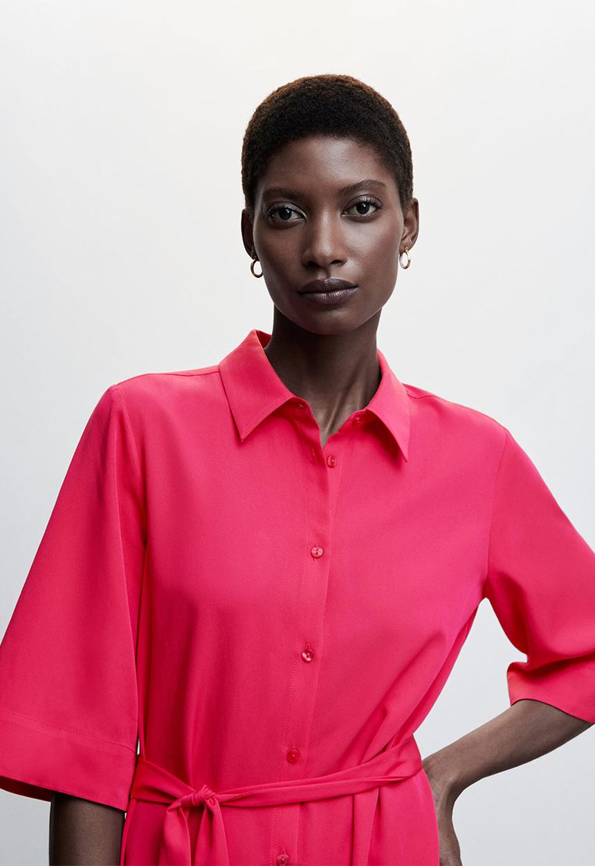 MANGO - Dress momo-A - light pink