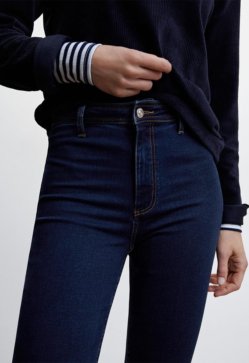 MANGO - Jeans jegging - open blue