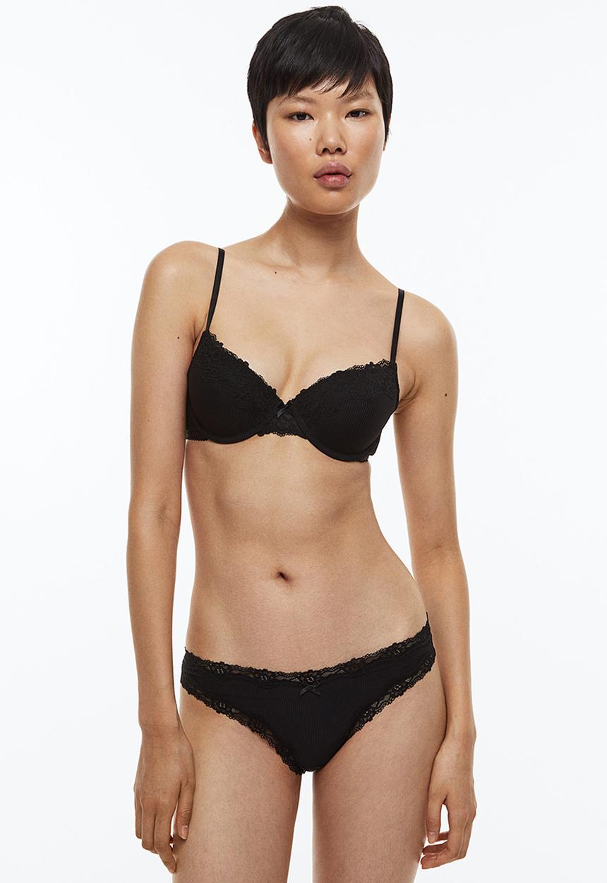 H&M - 3-Pack brazilian briefs - black