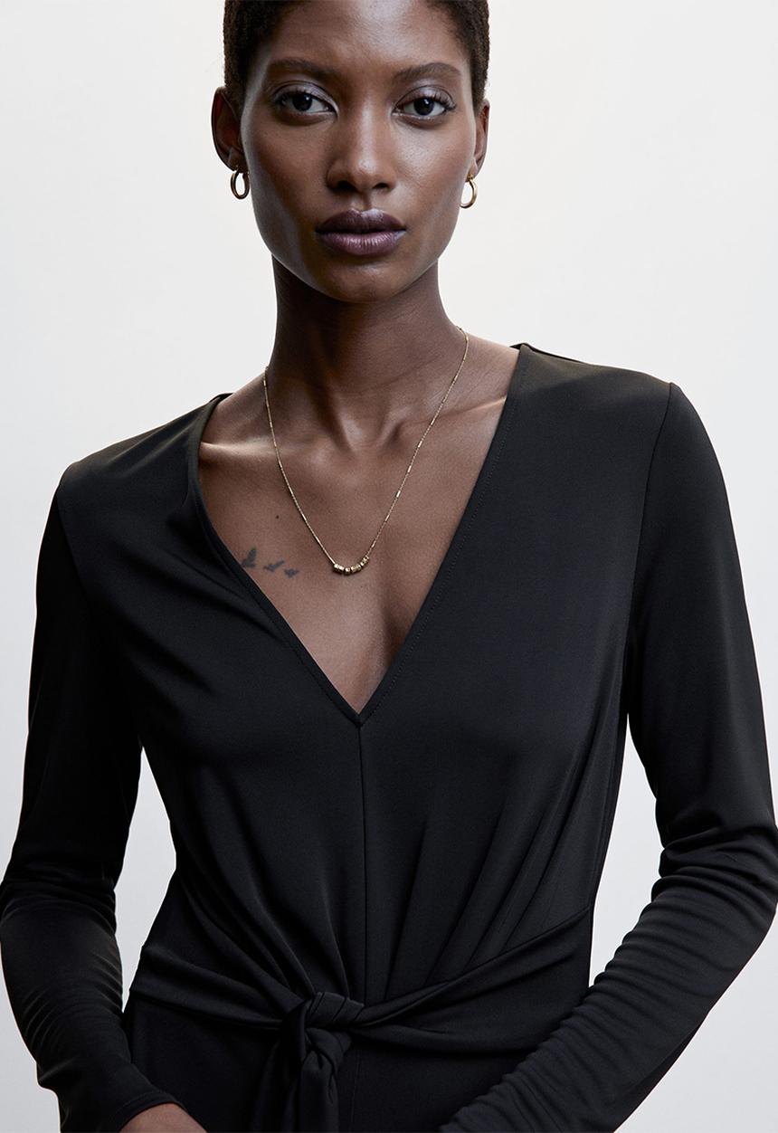 MANGO - Jumpsuit miranda - black