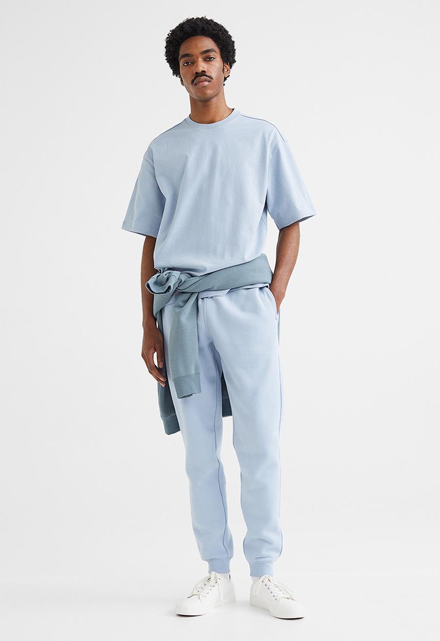 H&M - Relaxed fit T-shirt - light blue