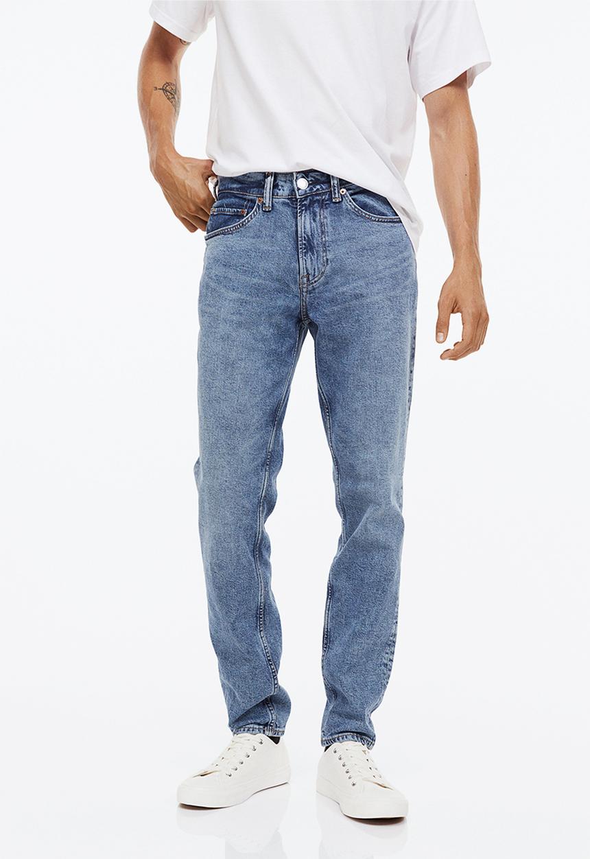 H&M - Regular tapered jeans - denim blue