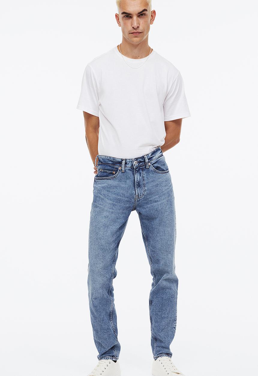 H&M - Regular tapered jeans - denim blue