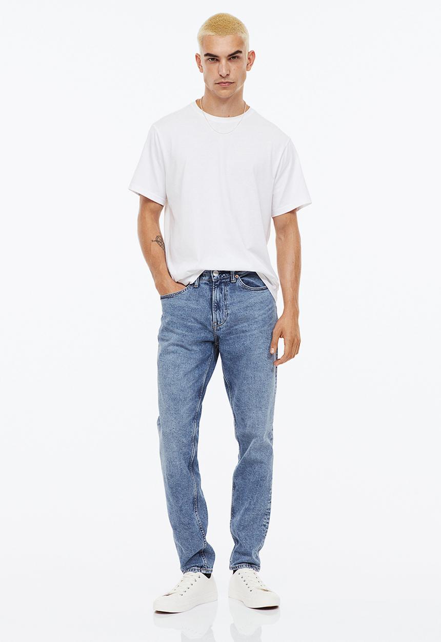 H&M - Regular tapered jeans - denim blue